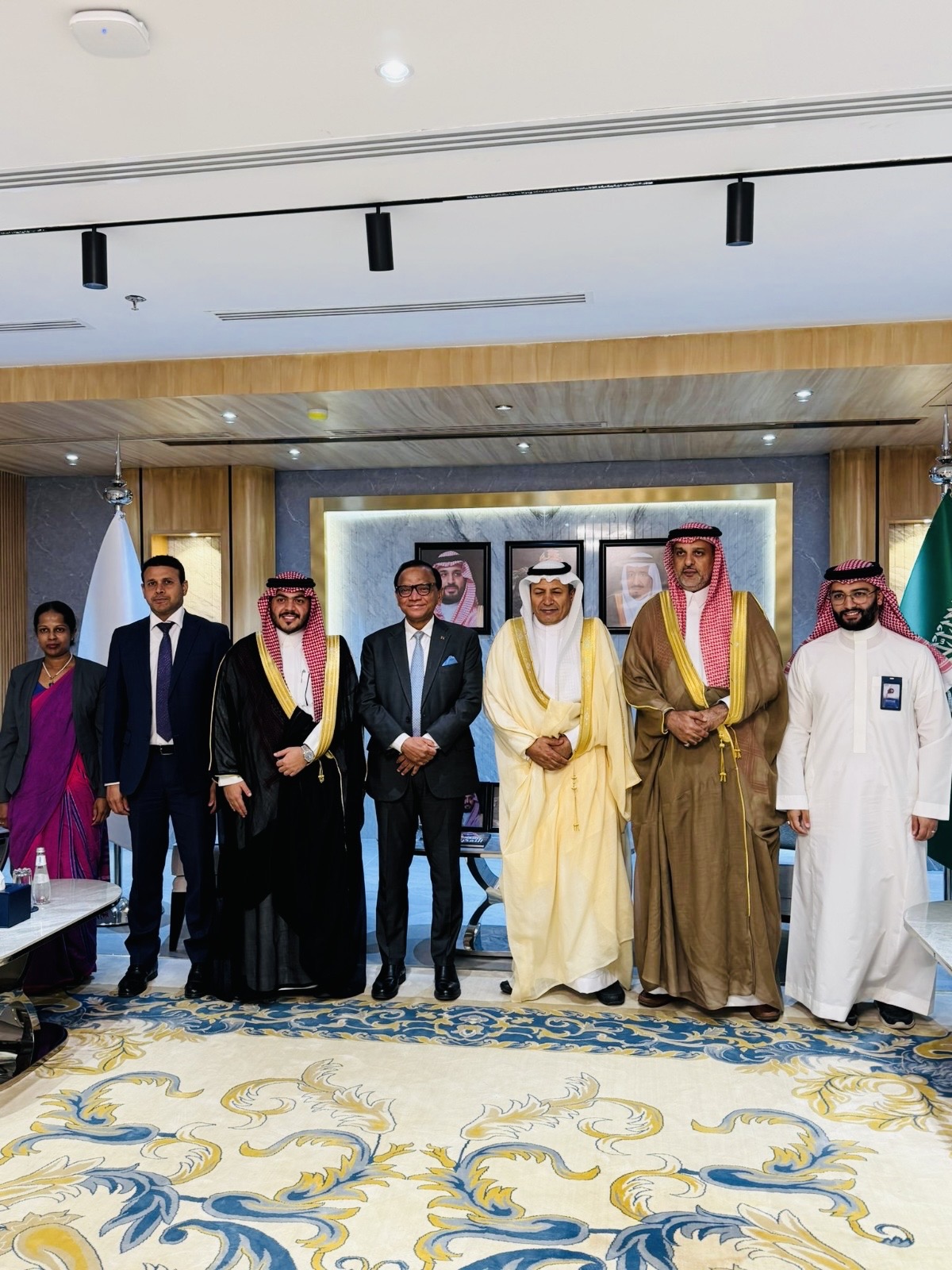 Ambassador Ameer Ajwad holds talks with the Saudi Federation of Chambers on the establishment of Saudi – Sri Lanka Business Council 