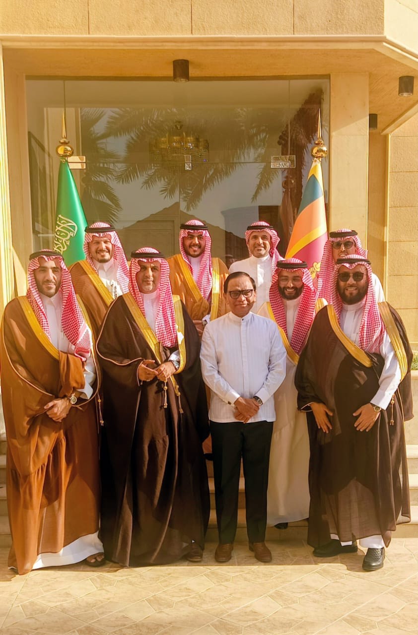 Ambassador Ameer Ajwad meets with members of the proposed Saudi – Sri Lanka Business Council to finalize arrangements 