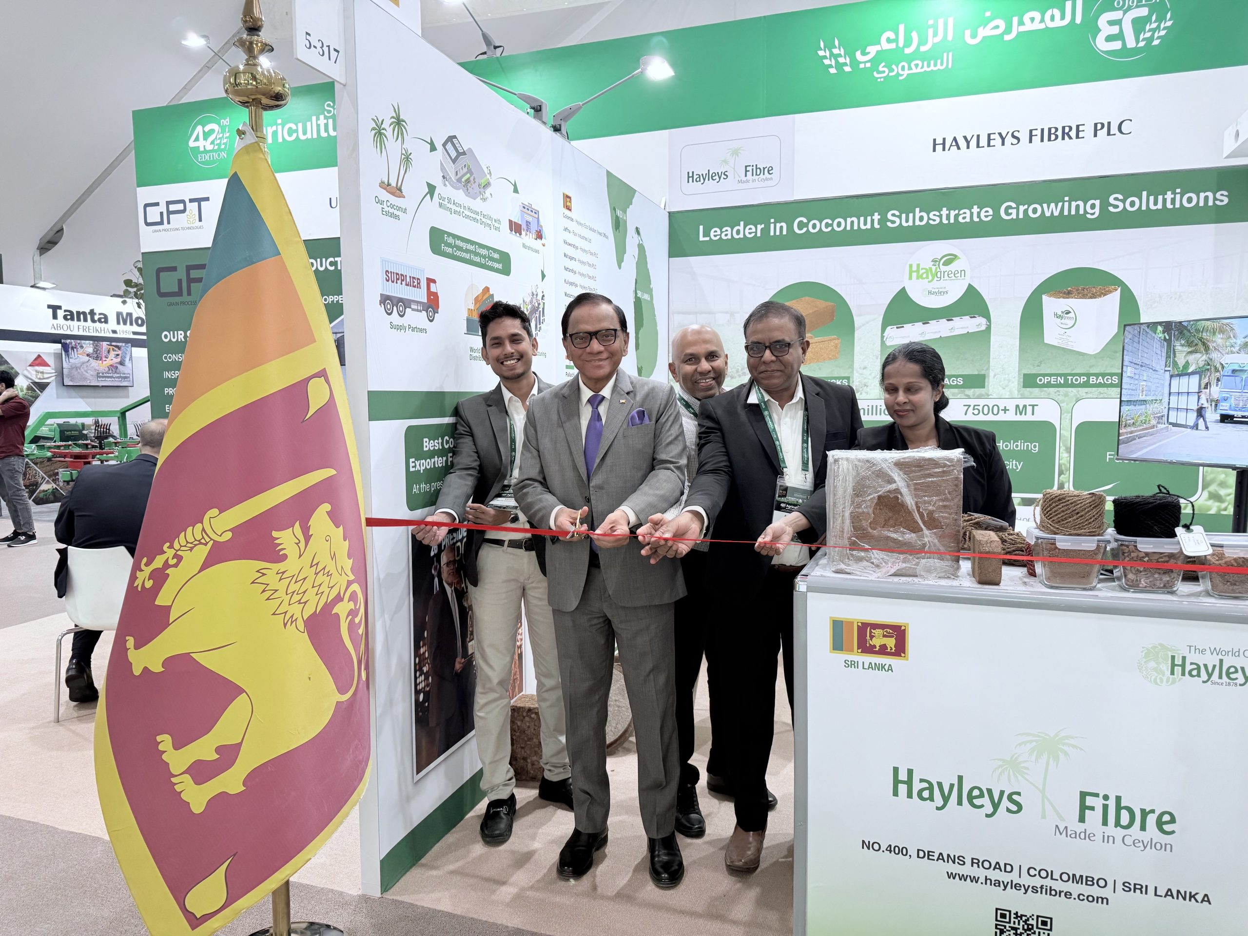 Prominent Sri Lankan Coir Producing Companies Shine at Saudi Agriculture Expo -2025