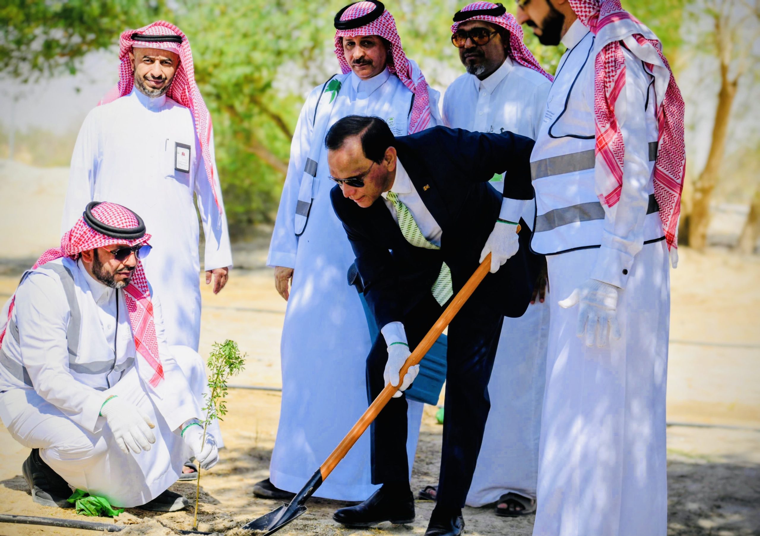 Sri Lanka Embassy’s flagship Tree- Planting Programme held in the Eastern Region of Saudi Arabia 