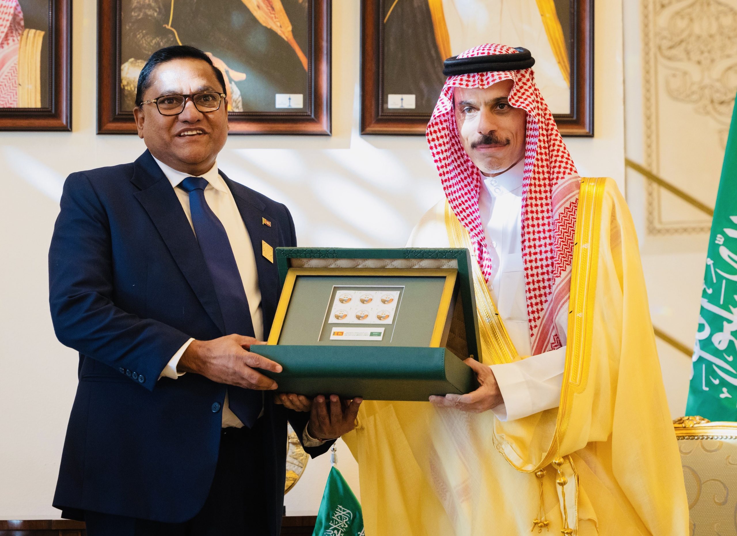 Saudi Post issues Commemorative Postal Stamp to mark Saudi – Sri Lanka 50th Anniversary of Diplomatic Relations