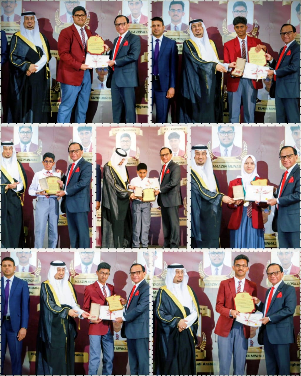 Ambassador Felicitates the “World Record-Breaking” Students of Sri Lanka International School Riyadh (SLISR) 