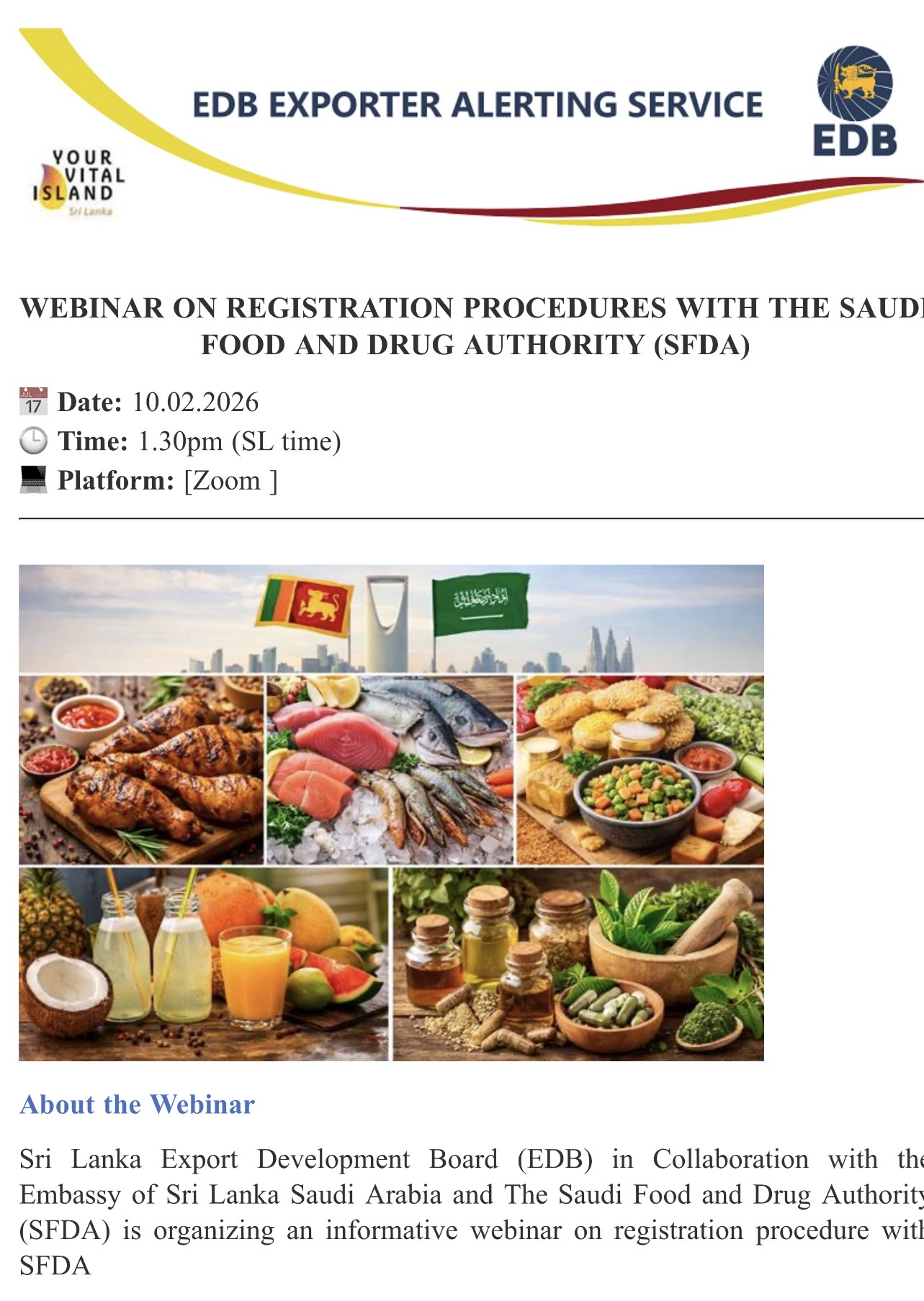 Sri Lankan Exporter Companies Participate in Saudi Trade Facilitation Workshop