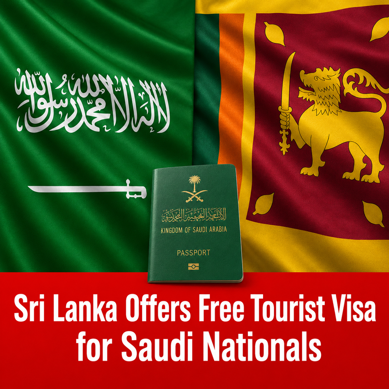Sri Lanka Offers Free Tourist Visa (ETA) Facility for Saudi Nationals