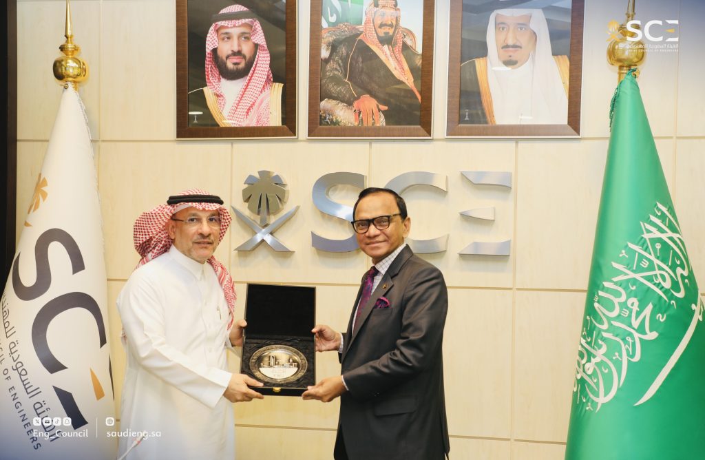 Ambassador Ameer Ajwad Holds Productive Discussions with the Chairman of the Saudi Council of Engineers (SCE)