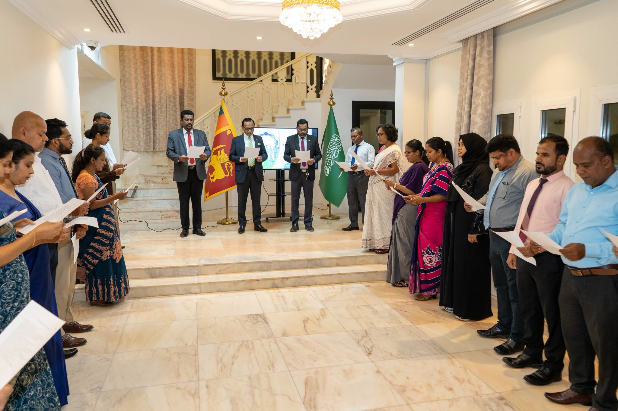 Embassy of Sri Lanka in Riyadh Reaffirms Its Commitment to Integrity – photograph/notice 1