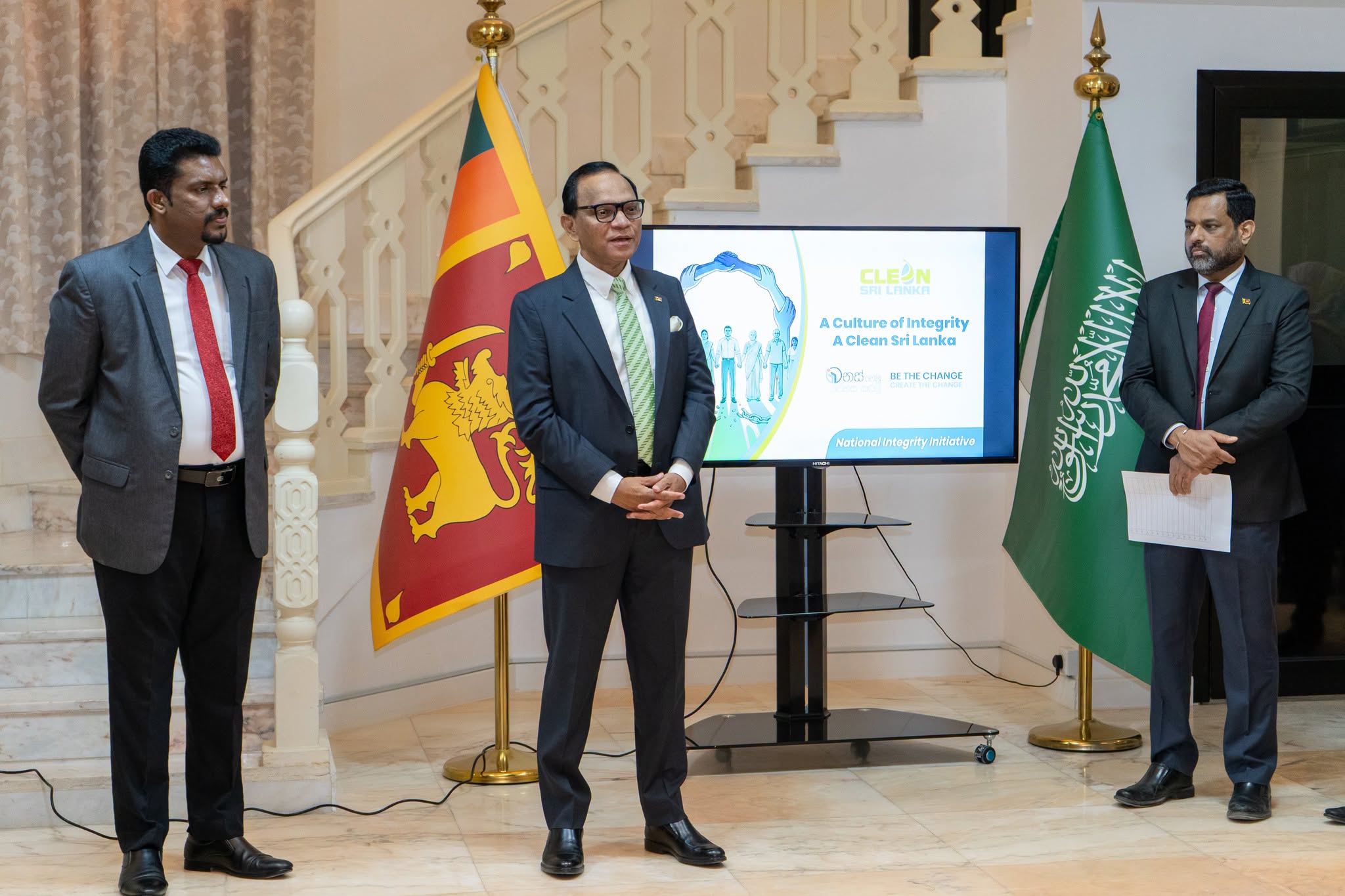 Embassy of Sri Lanka in Riyadh Reaffirms Its Commitment to Integrity – photograph/notice 2