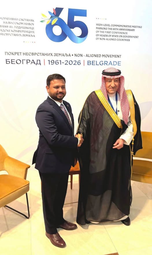 Sri Lanka’s Deputy Minister of Foreign Affairs and Foreign Employment Meets with Saudi Counterpart on the Sidelines of 65th Anniversary of Non-Aligned Movement in Belgrade – photograph/notice 1