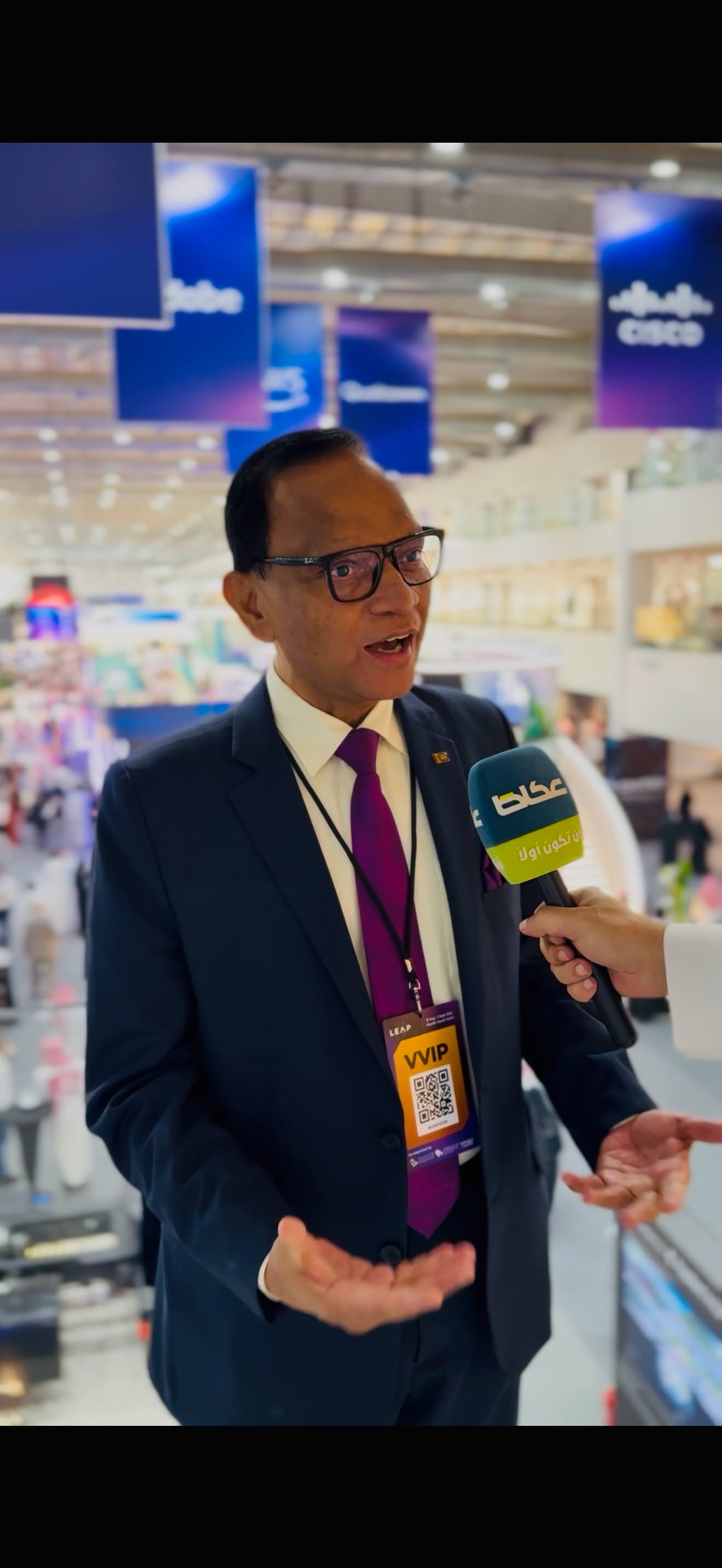 Ambassador Ameer Ajwad Highlights Sri Lanka’s Human Capital Potential at Saudi Arabia’s LEAP26 International Conference on Technology and Innovation – photograph/notice 1